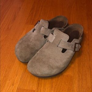 Birkenstock Boston Clogs Size 42 - Taupe
